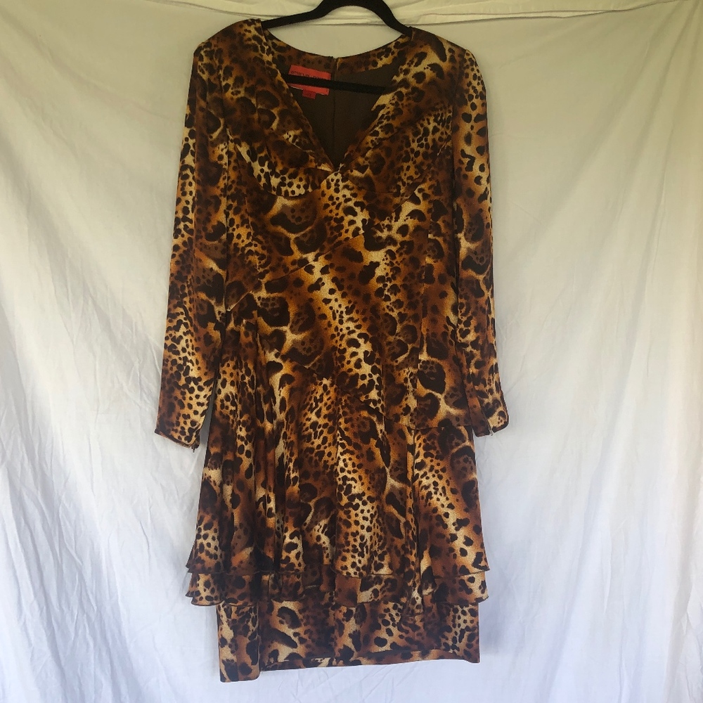 Emanuel Ungaro Parallele Animal Print Dress
